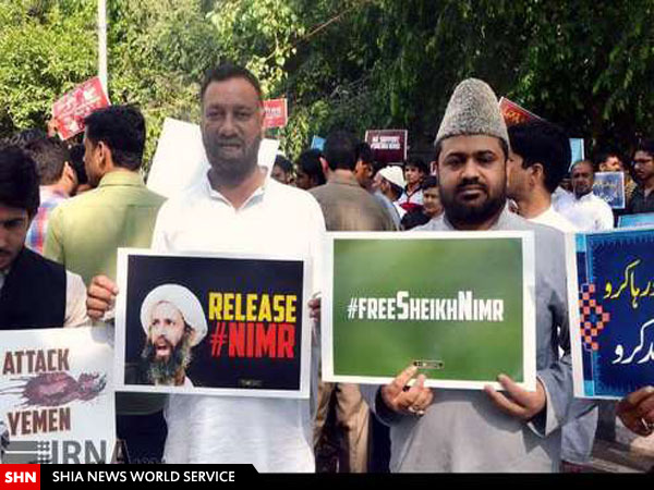 تصاویر/ محکومیت حکم اعدام شیخ نمر در هند