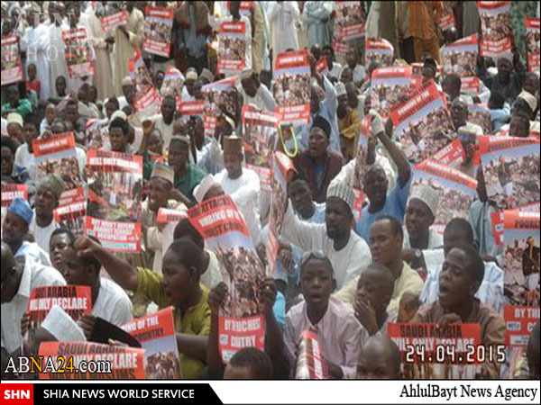 طنین مرگ بر آل سعود در نیجریه + تصاویر