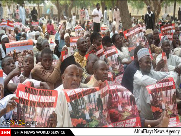 طنین مرگ بر آل سعود در نیجریه + تصاویر
