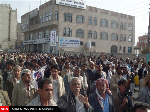 تصاویر/ خروش خشم یمنی‌ها از جنایات سعودی‌ها