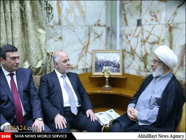 نخست ‌وزیر عراق به کربلا رفت + تصاویر