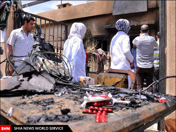 آتش‌سوزی در  یکی از بیمارستان های سوریه