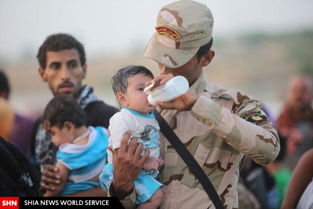 تصاویر/فرار مردم بی پناه عراق از تروریست های داعش