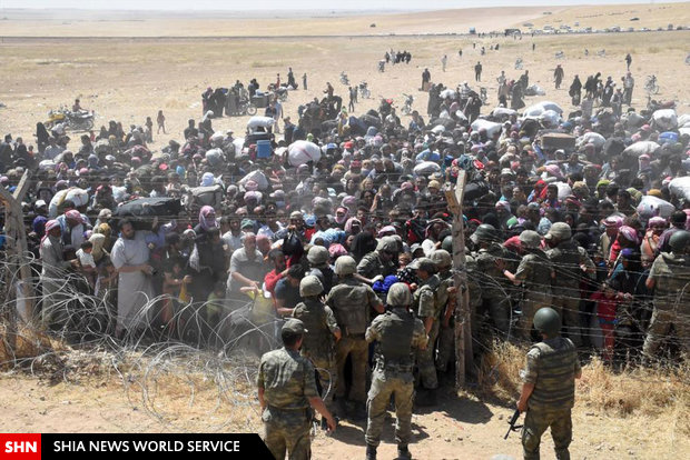 تصاویر/فرار مردم بی پناه عراق از تروریست های داعش