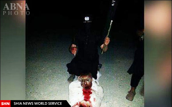 ذبح مرد افغان به دست داعش/ تصویر