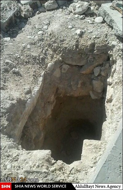 حفاری قبر یک امامزاده برای کشف اشیاء تاریخی!/ عکس