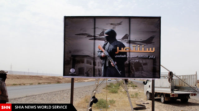 تصاویر بیلبوردهای جاده‌ای داعش