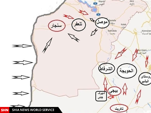 آخرین وضعیت استانهای مورد تهاجم داعش