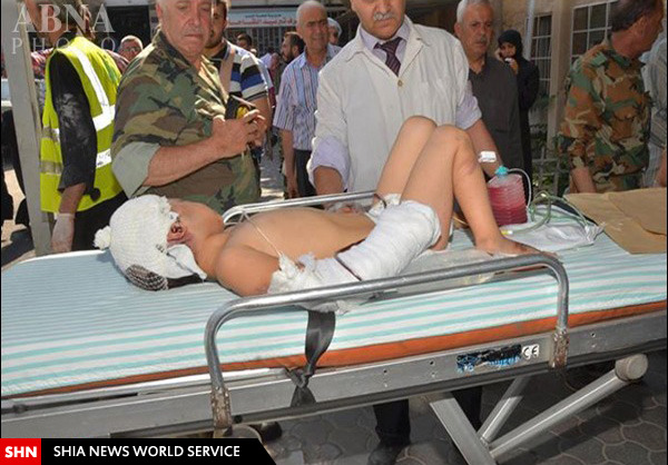 تصاویری از حمله خمپاره ای گروه های تروریستی به شهر «حلب» سوریه