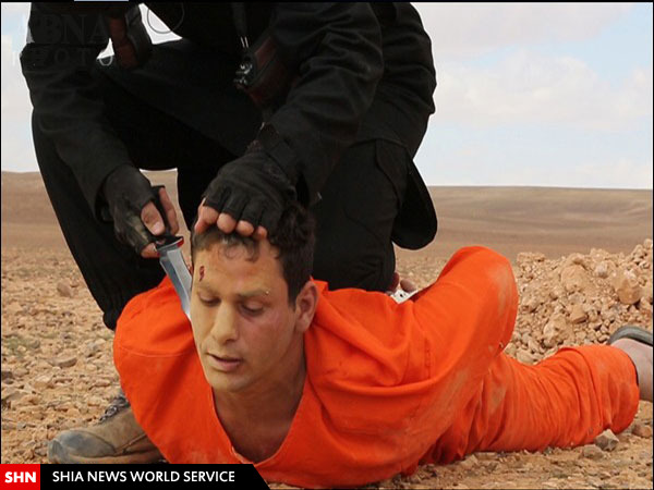 ذبح تروریست‎سوری به دست داعش/ تصاویر