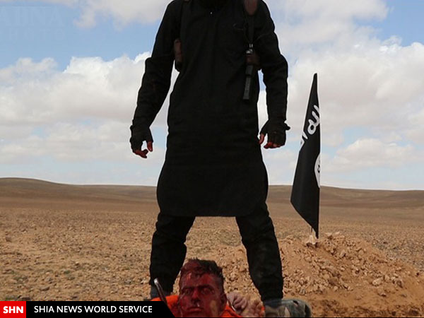 ذبح تروریست‎سوری به دست داعش/ تصاویر