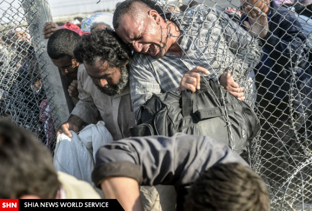 تصاویر تأثر بر‌ انگیز از فرار زنان و کودکان از دست داعش