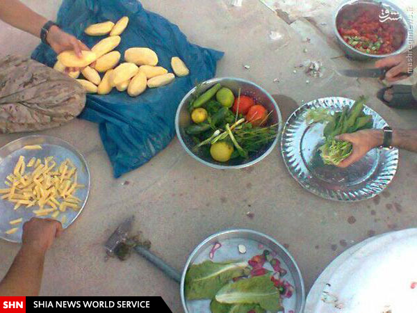 روزه‌داری رزمندگان حزب‌الله در جبهه القلمون/ تصاویر