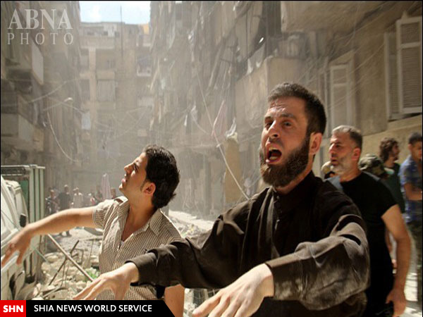 حمله خمپاره‌ای تروریست‌ها به حلب/ تصاویر
