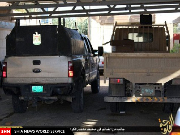 انبار مهمات داعش + تصاویر
