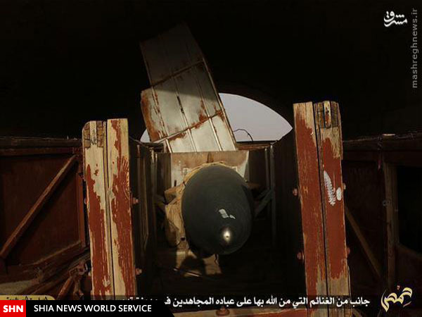 تصاویر/ غنائم داعش از پایگاه ارتش سوریه در تدمر