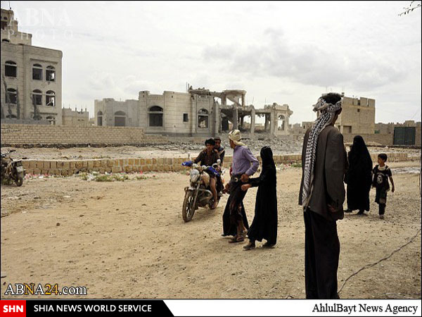 تصاویر/ بمباران منزل یکی از رهبران جنبش انصارالله