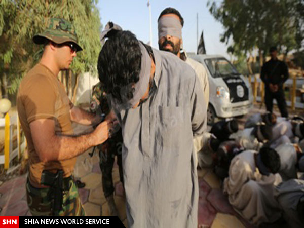 تصاویر داعشی های سعودی با تجهیزات بمب گذاری در سامرا