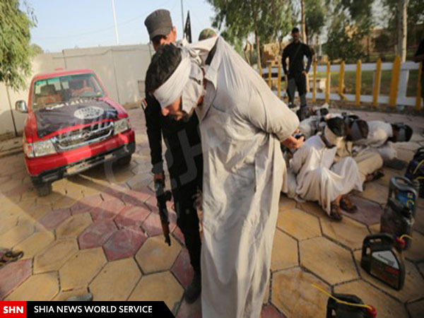 تصاویر داعشی های سعودی با تجهیزات بمب گذاری در سامرا