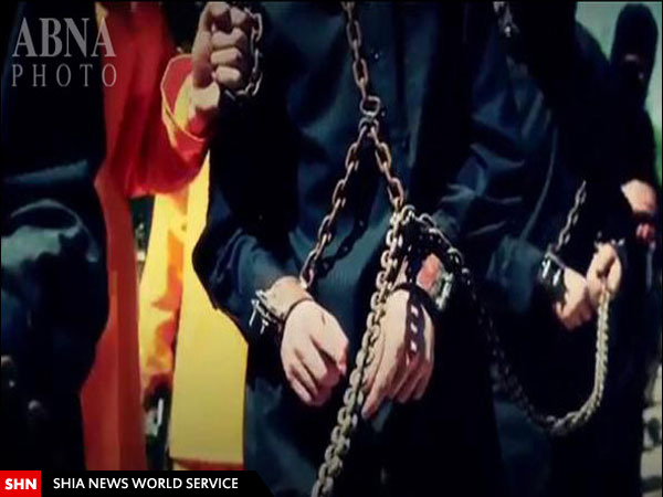 اعدام ۱۳ داعشی به دست جلادان نارنجی‌پوش + تصاویر