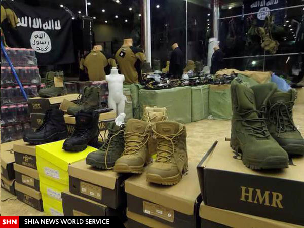 فروشگاه اسلحه داعش در موصل + تصاویر