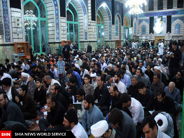 تصاویر مراسم شب احیا در حرم حضرت معصومه(س)