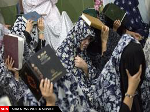 تصاویر مراسم احیای شب قدر در زندان زنان