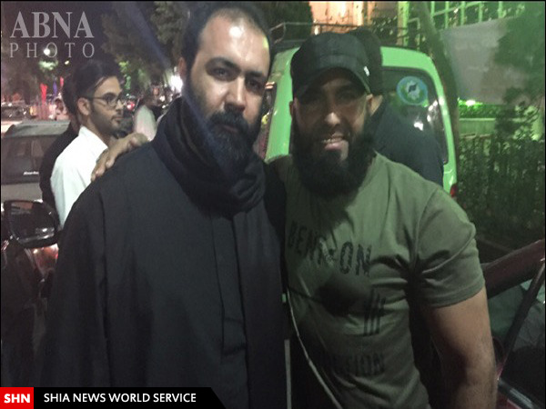 تقدیر از ابوعزرائیل در هیئت علمدار مشهد الرضا(ع) + تصاویر