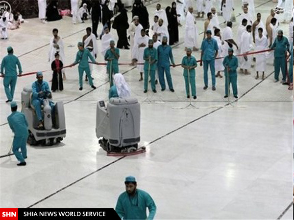 تصاویر مسجدالحرام چگونه نظافت می‌شود؟