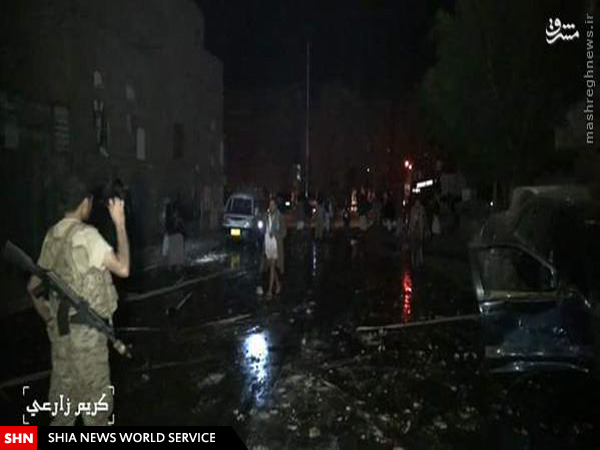 انفجار خودروی بمبگذاری شده در صنعا + تصاویر