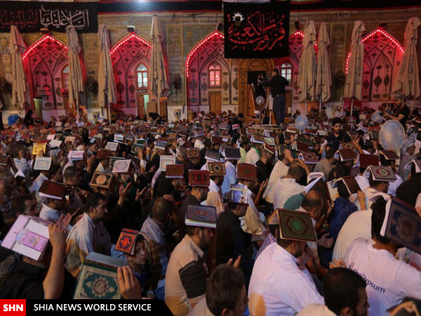 تصاویر عزاداری و احیا درحرم امام علی(ع)