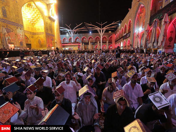 تصاویر عزاداری و احیا درحرم امام علی(ع)