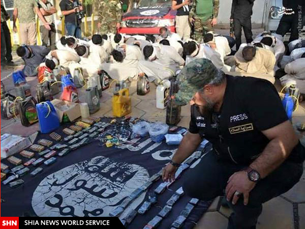 دستگیری دهها داعشی در شمال سامراء/ تصاویر