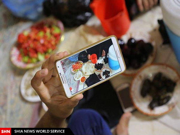 تصاویر سفره های افطاری در نجف اشرف