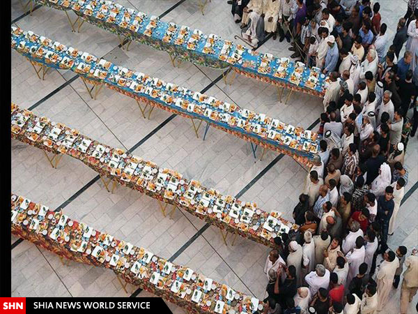 تصاویر سفره های افطاری در نجف اشرف