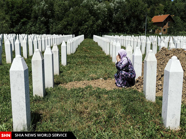 خاکسپاری قربانیان فاجعه کشتار مسلمانان سربرنیتسا + تصاویر