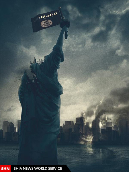 پیغام داعش به آمریکا + تصویر