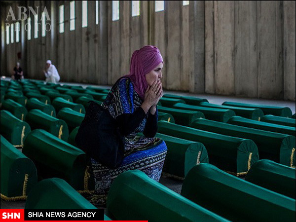 وداع مسلمانان بوسنی با شهدای تازه تفحص شده + تصاویر
