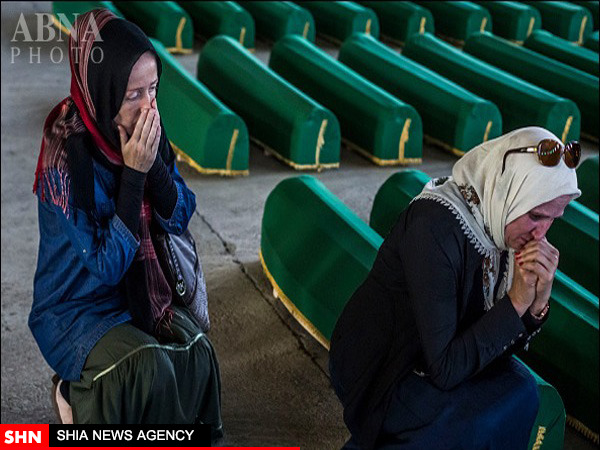 وداع مسلمانان بوسنی با شهدای تازه تفحص شده + تصاویر