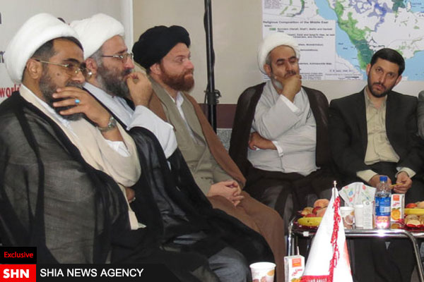 بازدید نماینده آیت الله سیستانی از شیعه نیوز بازدید نماینده آیت الله سیستانی از شیعه نیوز