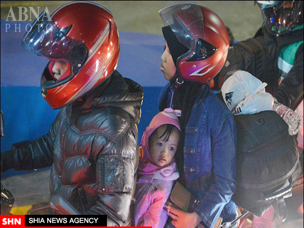 تصاویر  آغاز مهاجرت میلیونی مسلمانان اندونزی در آستانه عید فطر