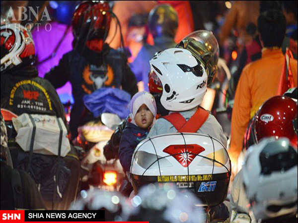 تصاویر  آغاز مهاجرت میلیونی مسلمانان اندونزی در آستانه عید فطر