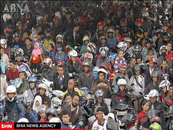 تصاویر  آغاز مهاجرت میلیونی مسلمانان اندونزی در آستانه عید فطر