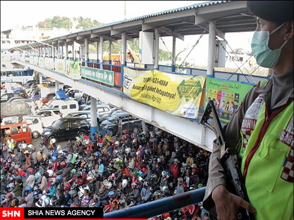 تصاویر  آغاز مهاجرت میلیونی مسلمانان اندونزی در آستانه عید فطر