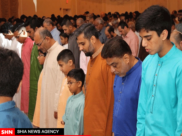 تصاوير نماز عيد فطر شیعیان هوستون تگزاس‎