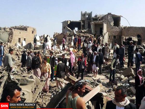 تصاویر آخرین جنایت عربستان در یمن