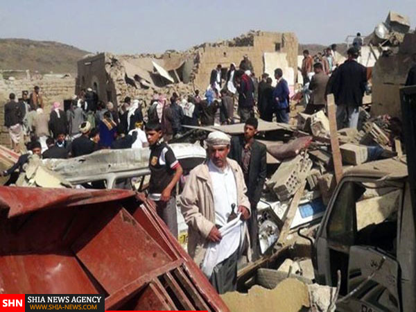 تصاویر آخرین جنایت عربستان در یمن