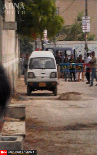 کشف یک بمب مقابل مسجد شیعیان کراچی + تصاویر