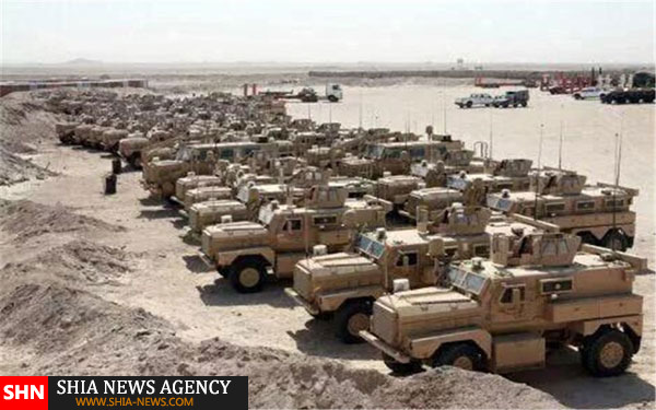 عربستان ۱۳۰ خودروی نظامی وارد عدن کرد+تصاویر