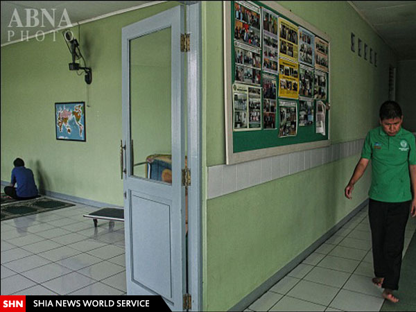 تصاویر قرآن‌خوانی مسلمانان نابینای اندونزی در ماه رمضان